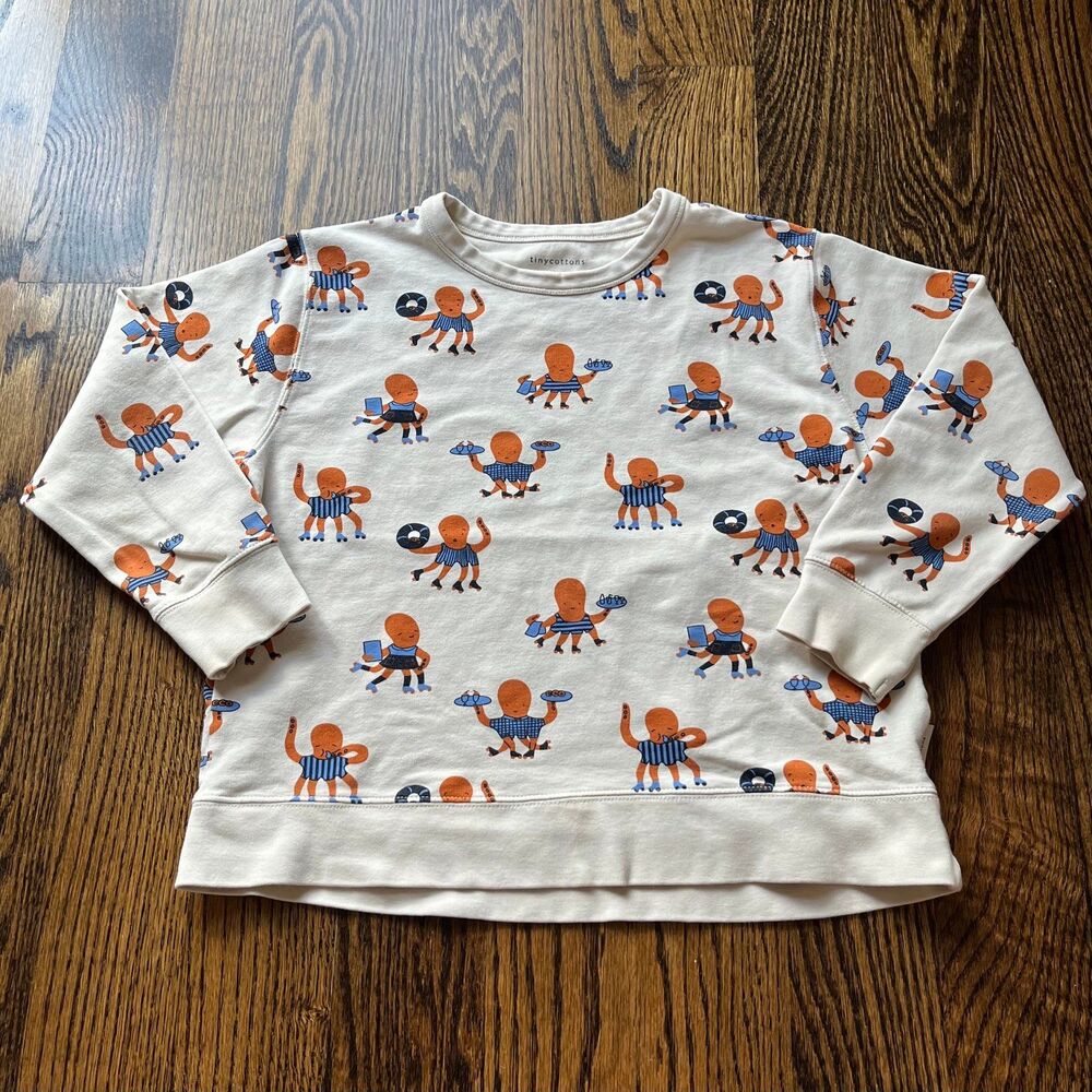 Tiny Cottons Octopus Sweatshirt (8Y)